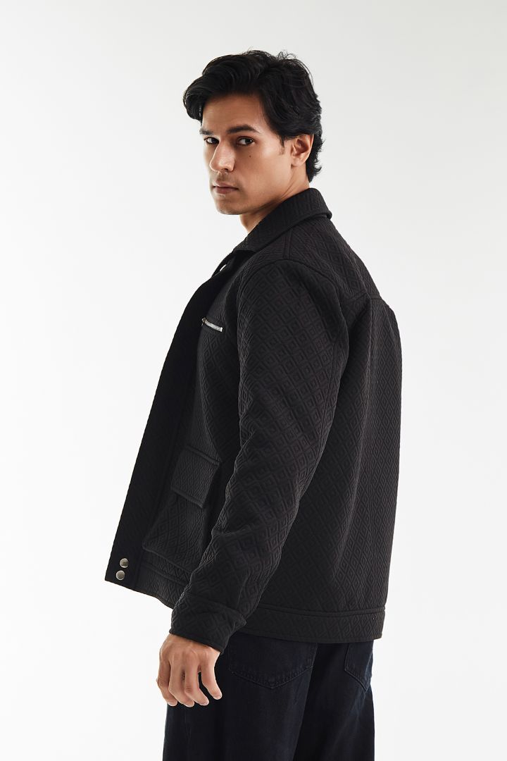 Dobby Detailed Jacket