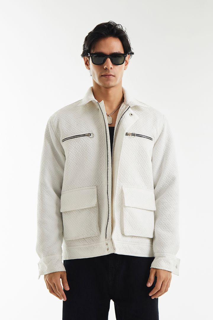 Dobby Detailed Jacket