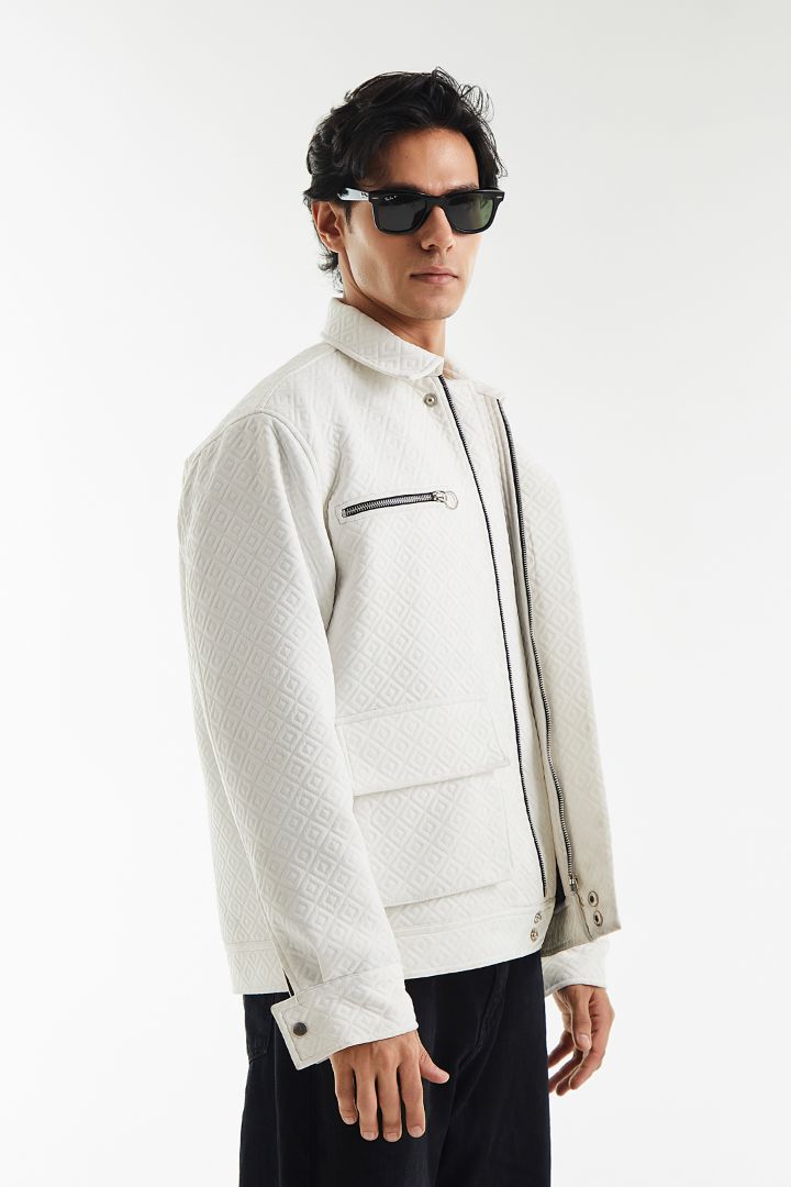 Dobby Detailed Jacket