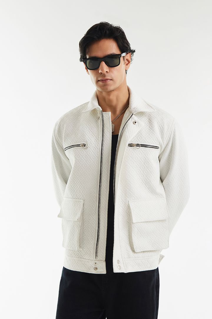 Dobby Detailed Jacket