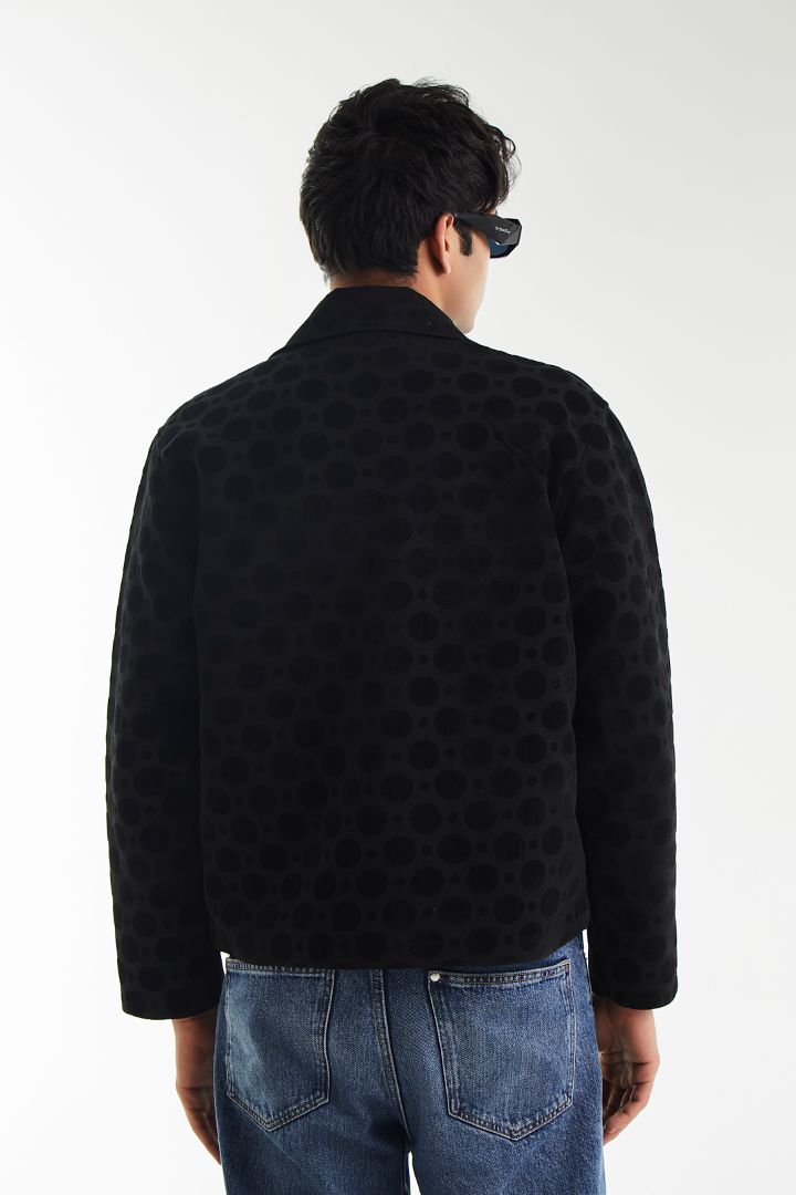 Casual Circled Hoots jacket