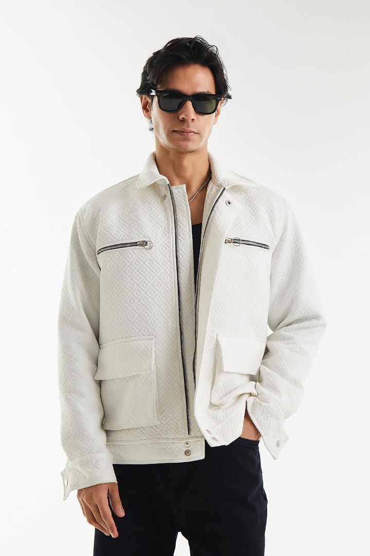 Dobby Detailed Jacket
