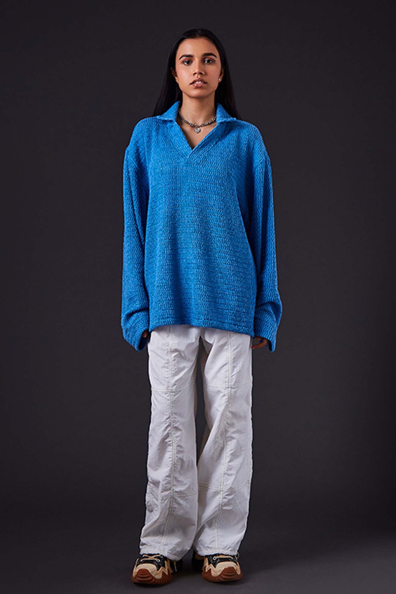 Whimsical Knit Elegance Shirt