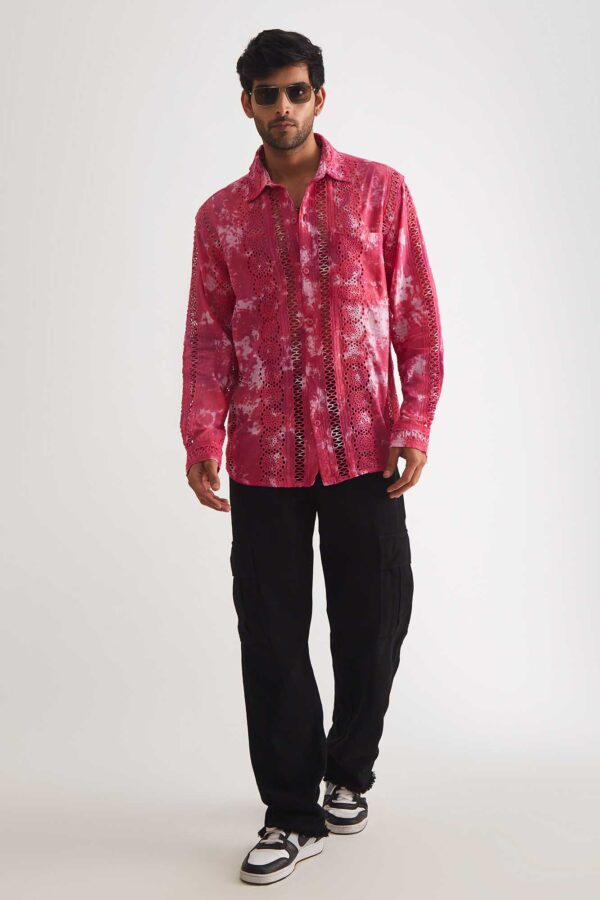 Groovy Gradients Oversized Shirt