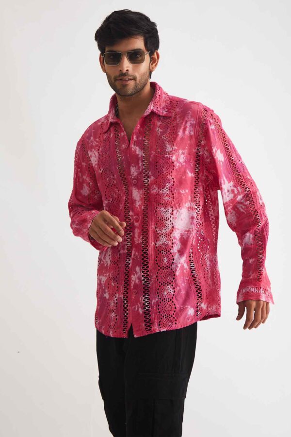 Groovy Gradients Oversized Shirt
