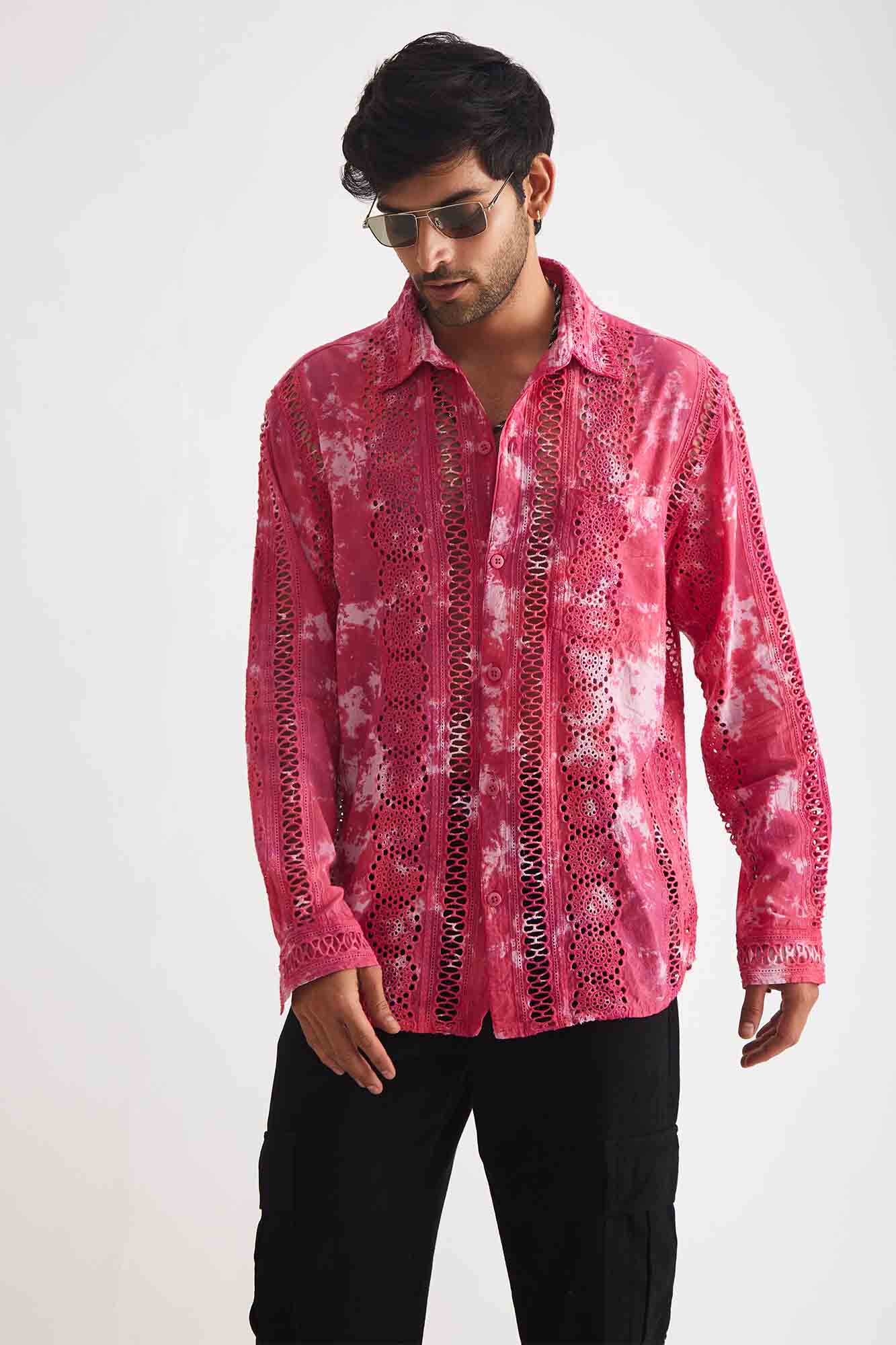 Groovy Gradients Oversized Shirt