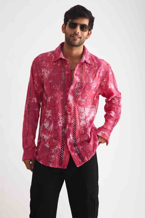 Groovy Gradients Oversized Shirt