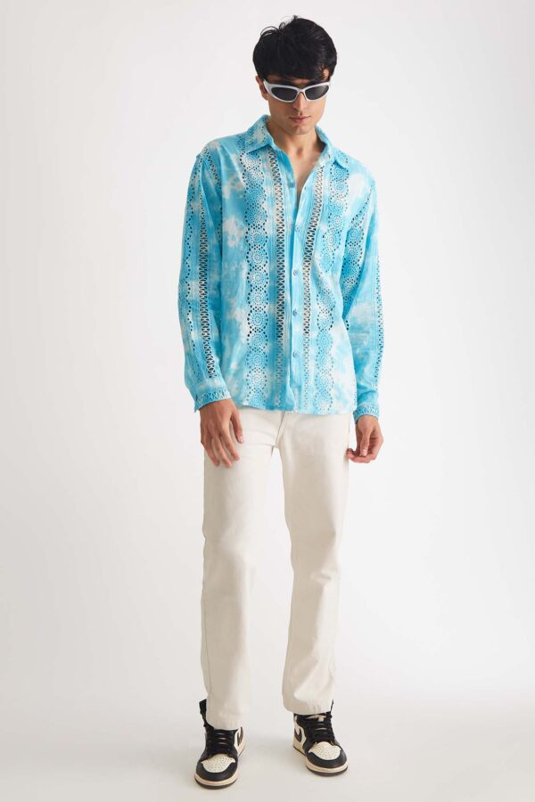 Groovy Gradients Oversized Shirt