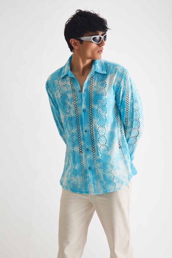Groovy Gradients Oversized Shirt