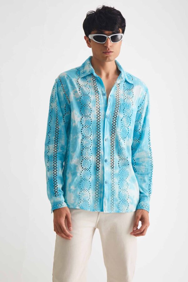 Groovy Gradients Oversized Shirt