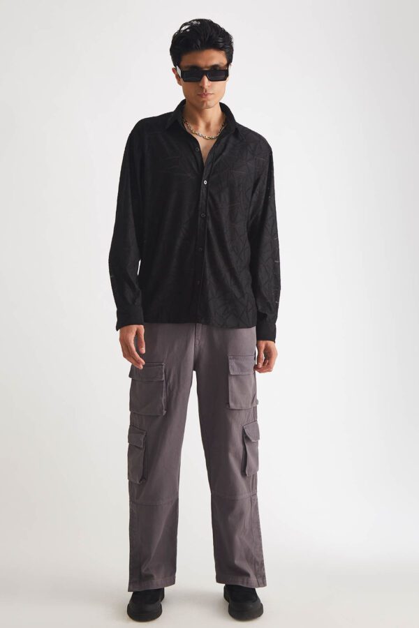 Geometric Delight Oversized Shirt