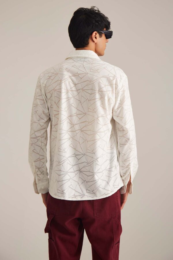 Geometric Delight Oversized Shirt