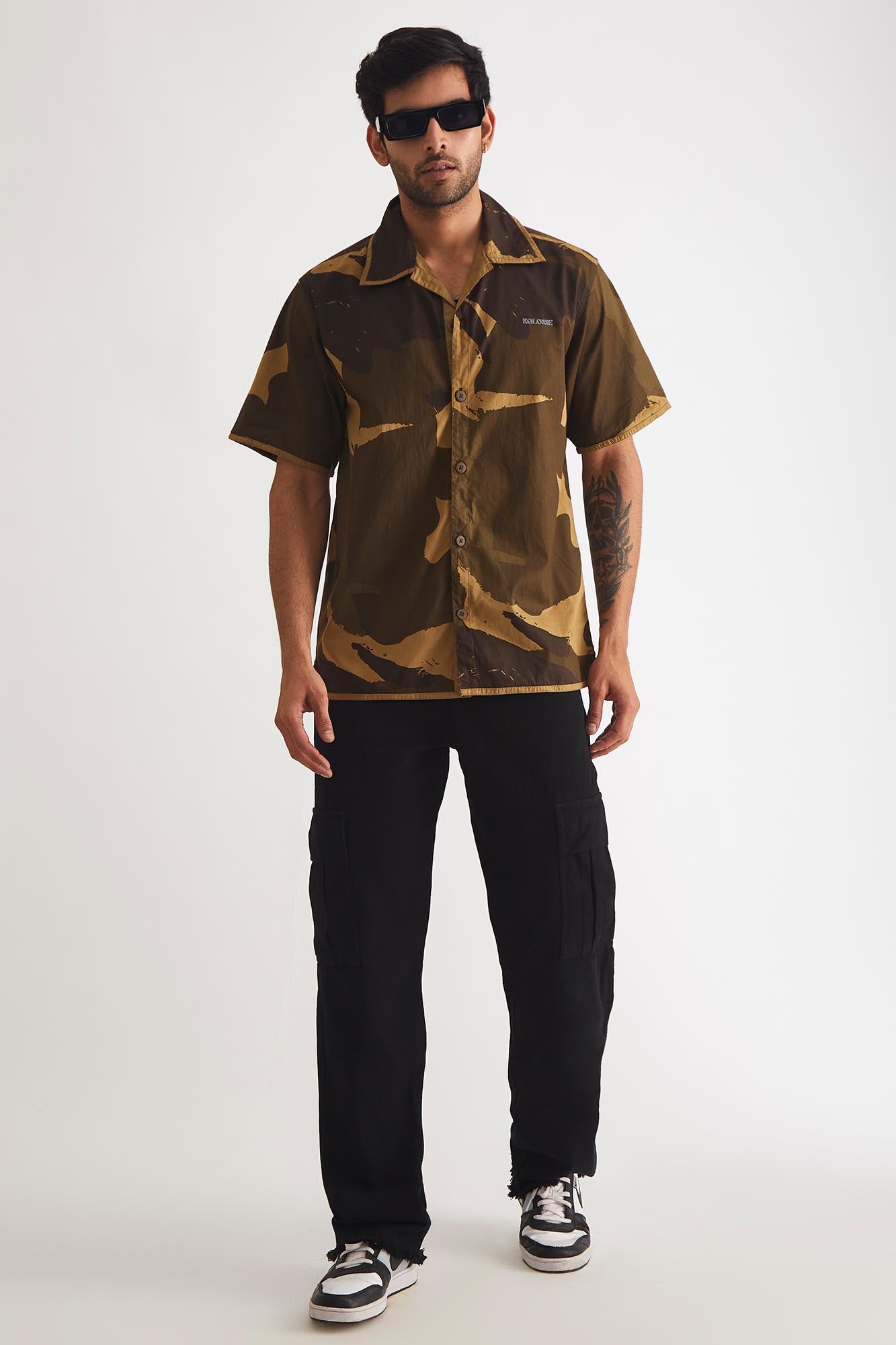 Camo Chaos Oversized Shirt