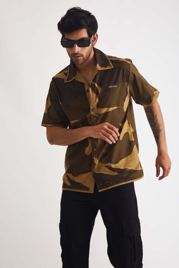 Camo Chaos Oversized Shirt