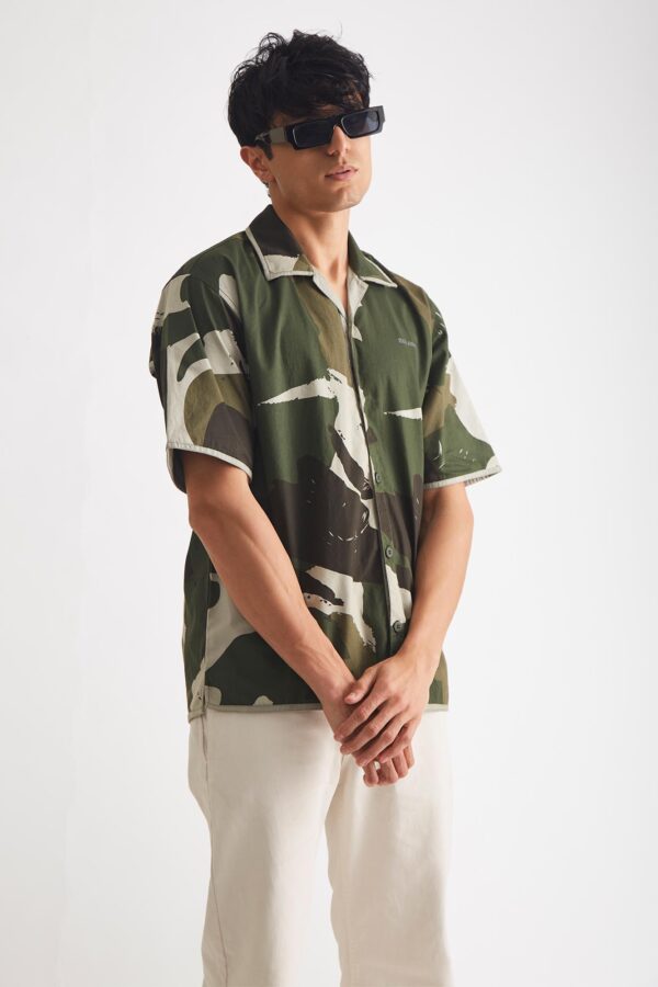 Camo Chaos Oversized Shirt