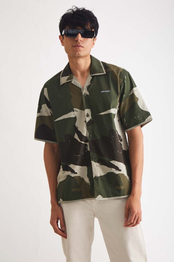 Camo Chaos Oversized Shirt