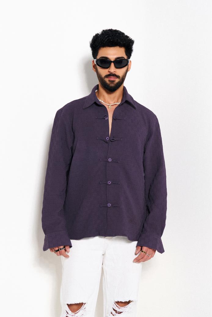 Buttoned Trend-Maker Oversized Shirt