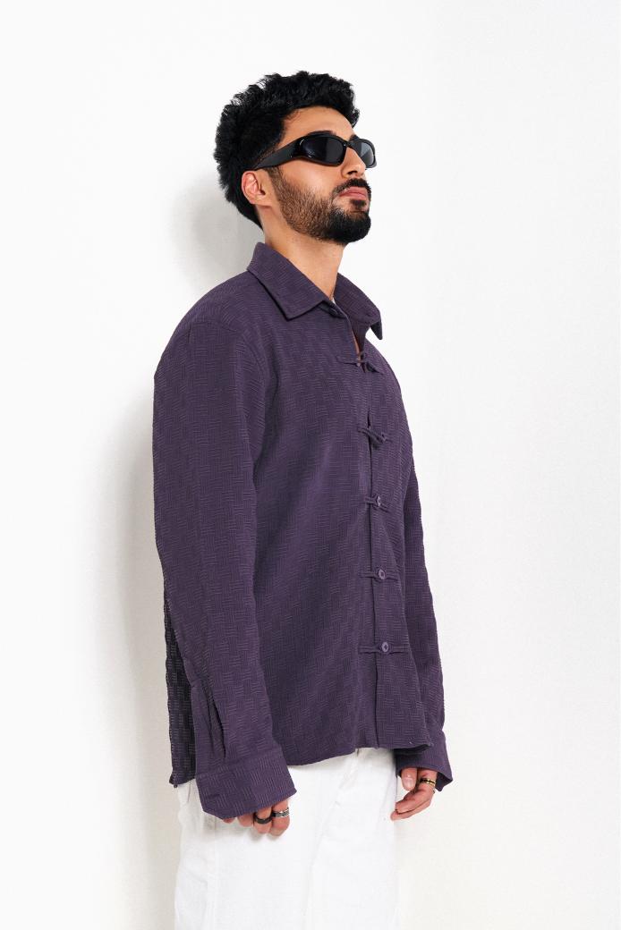 Buttoned Trend-Maker Oversized Shirt