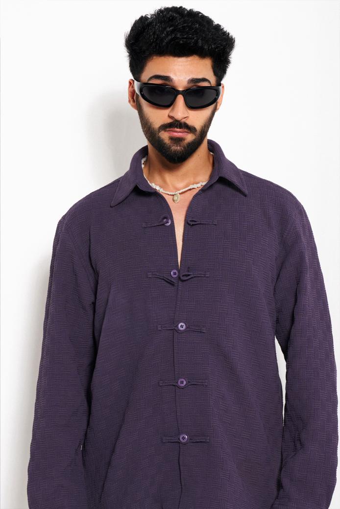 Buttoned Trend-Maker Oversized Shirt