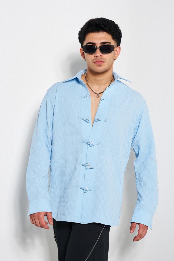 Buttoned Trend-Maker Oversized Shirt