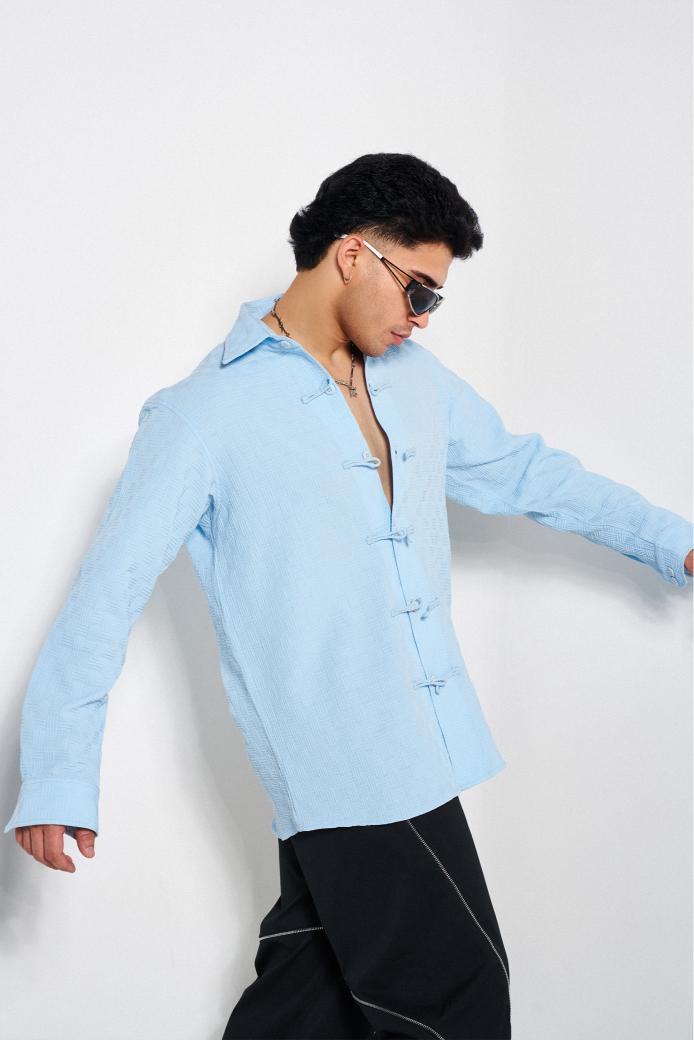 Buttoned Trend-Maker Oversized Shirt