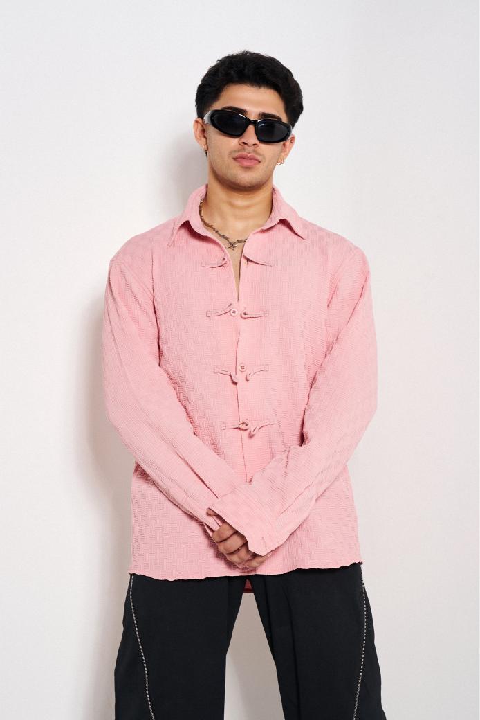 Buttoned Trend-Maker Oversized Shirt