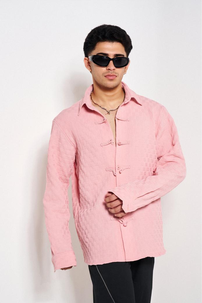 Buttoned Trend-Maker Oversized Shirt