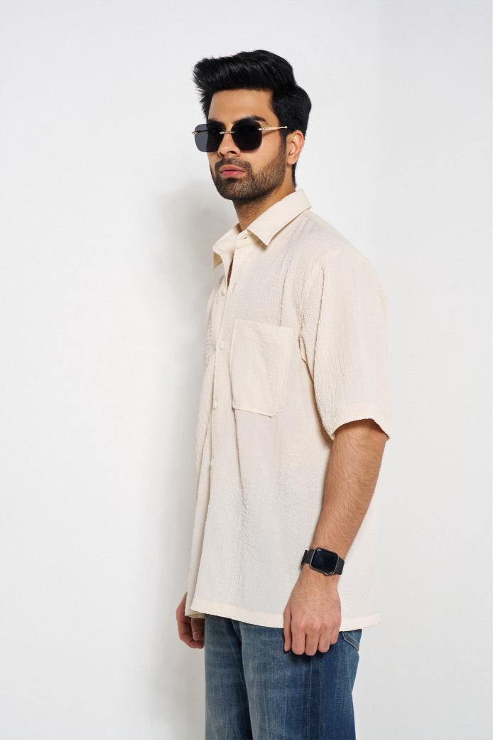 No-Nonsense Ribbed Oversized Shirt