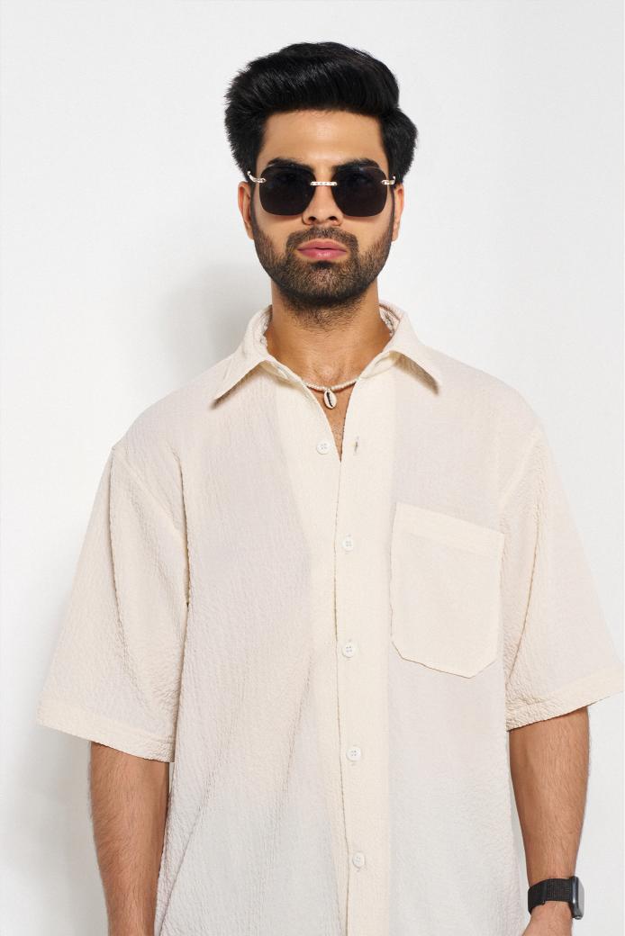 No-Nonsense Ribbed Oversized Shirt