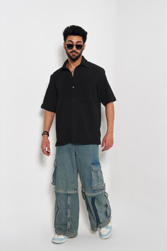 No-Nonsense Ribbed Oversized Shirt