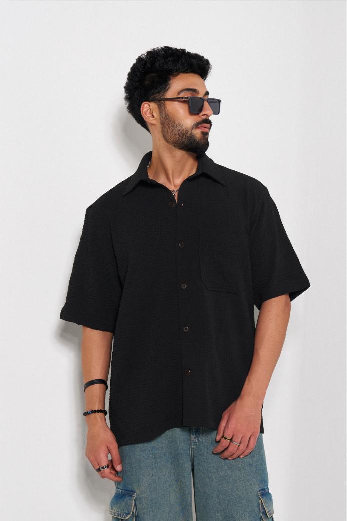 No-Nonsense Ribbed Oversized Shirt