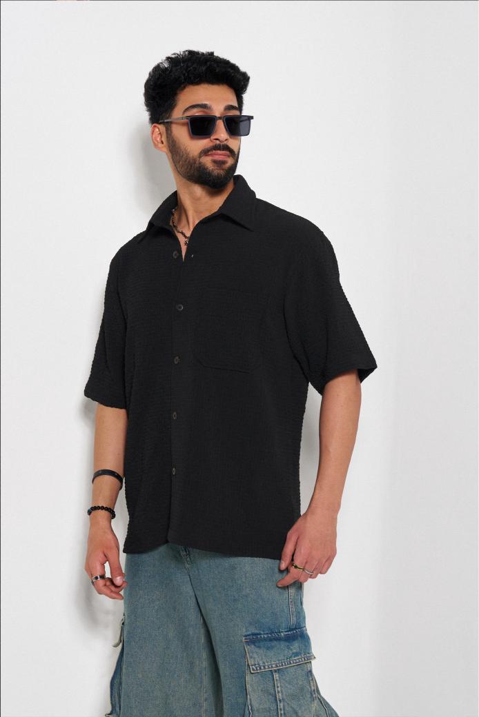 No-Nonsense Ribbed Oversized Shirt