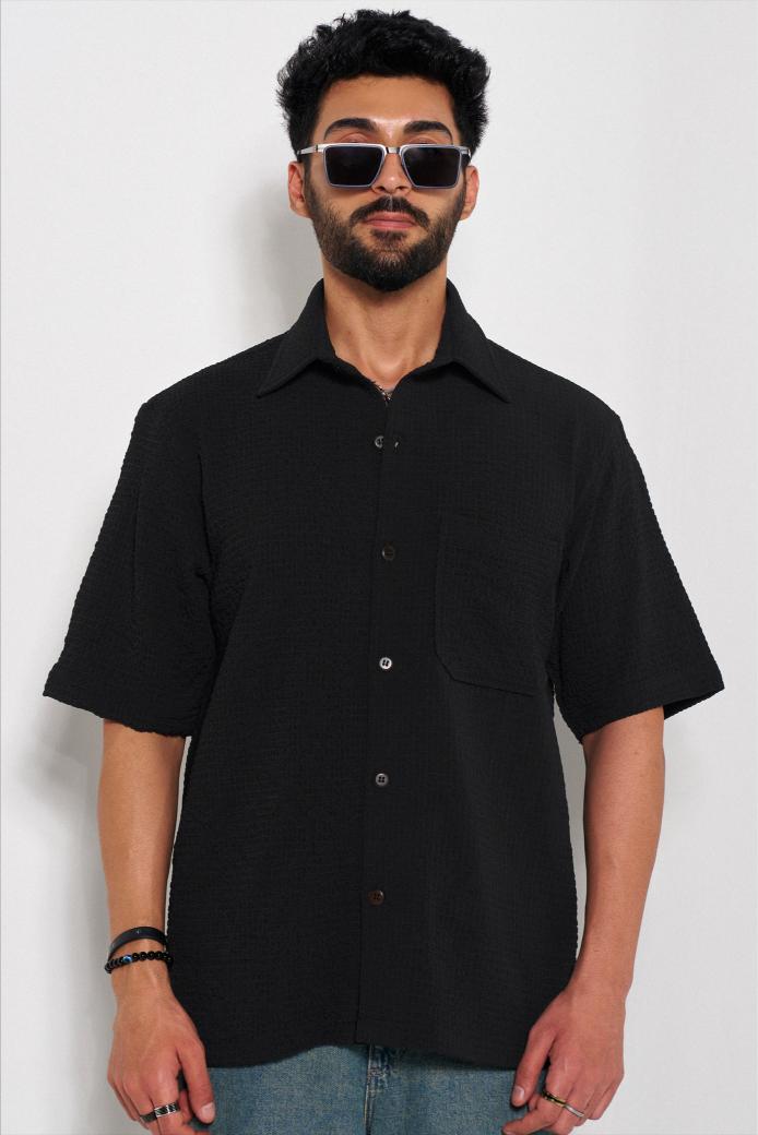 No-Nonsense Ribbed Oversized Shirt