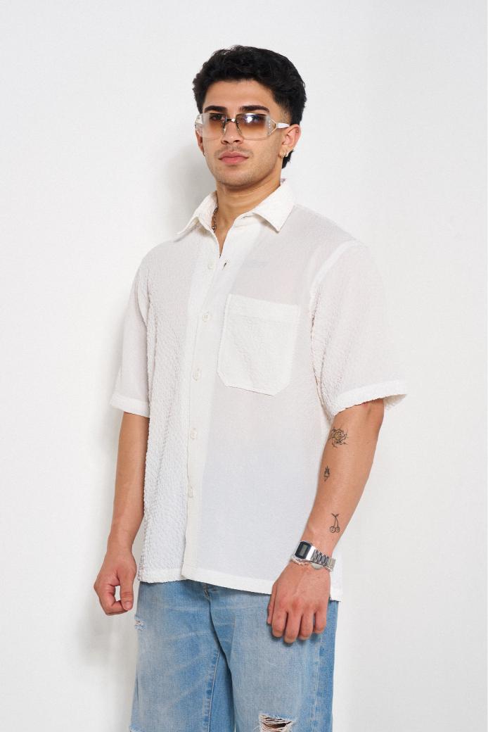 No-Nonsense Ribbed Oversized Shirt