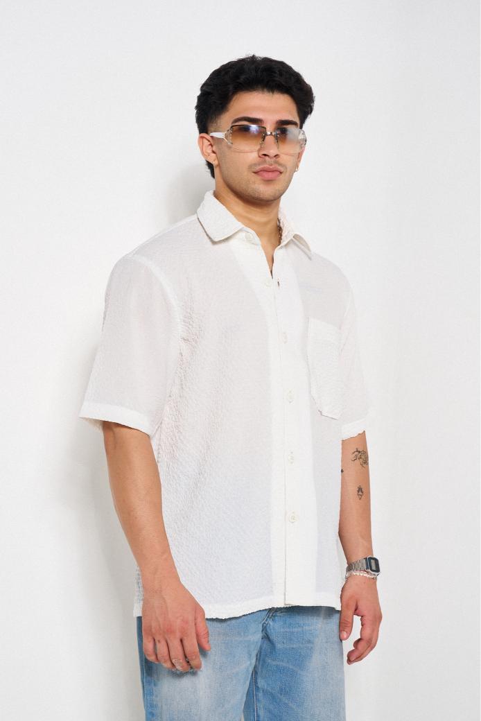 No-Nonsense Ribbed Oversized Shirt
