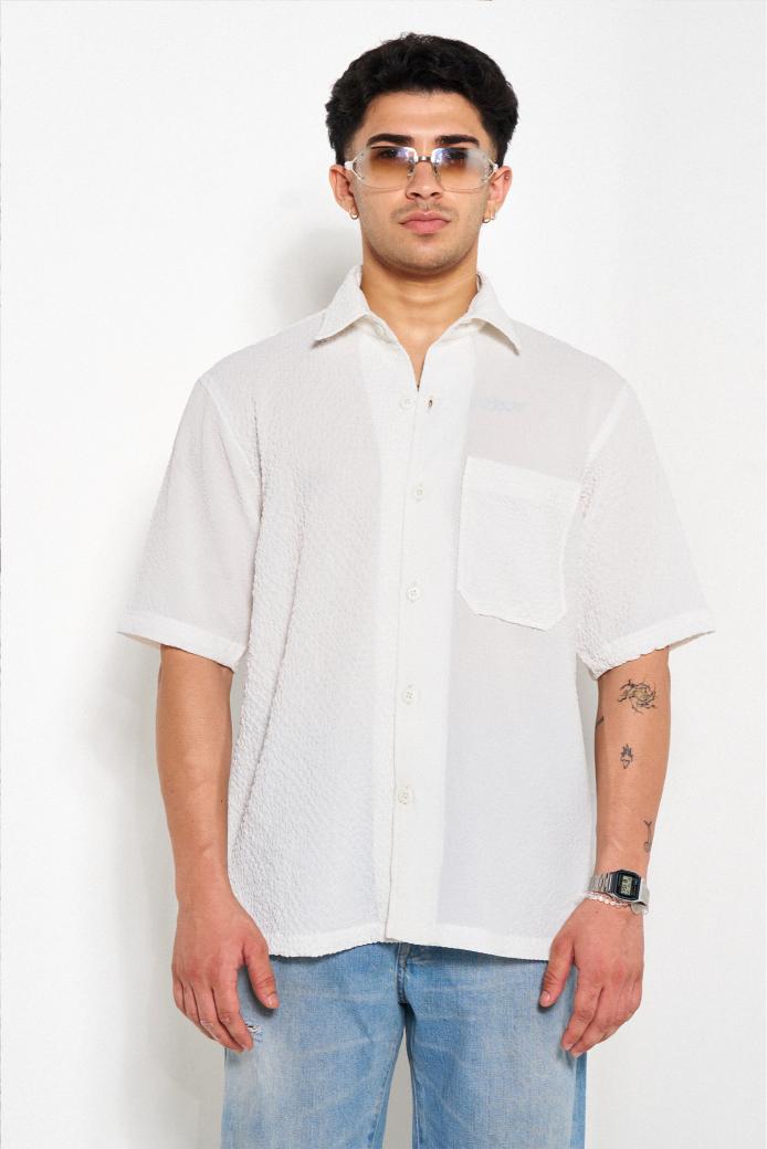 No-Nonsense Ribbed Oversized Shirt