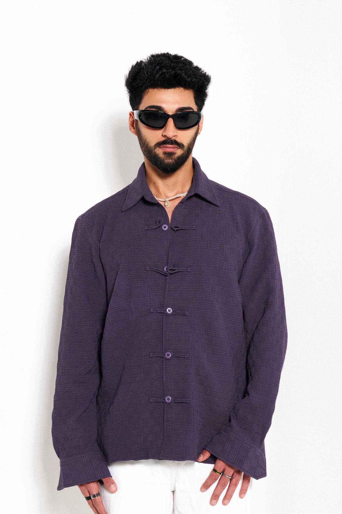 Buttoned Trend-Maker Oversized Shirt