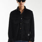Overlay Velvet Corduroy Shirt