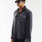 Overlay Velvet Corduroy Shirt