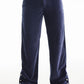 Bottom-Buttoned Velvet Corduroy Pant
