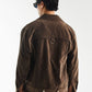 Buttoned-up Corduroy Velvet Jacket