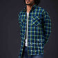 Edgy Check Chaos Distressed Shirt