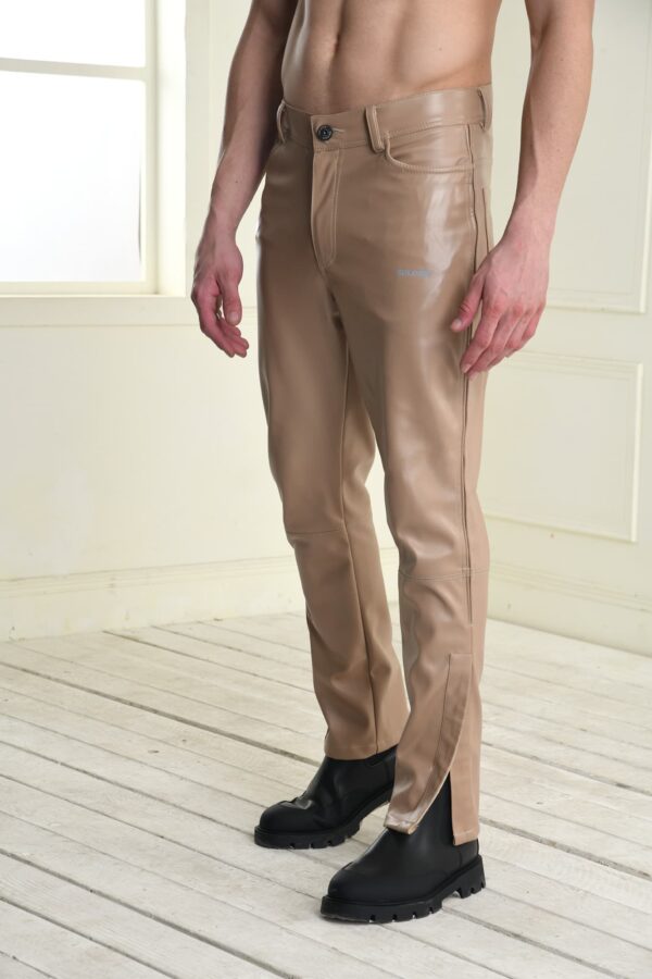 KO Bell Bottom Leather Pants