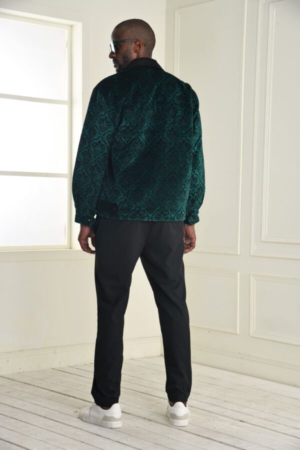 KO Jacquard Self Velvet Jacket