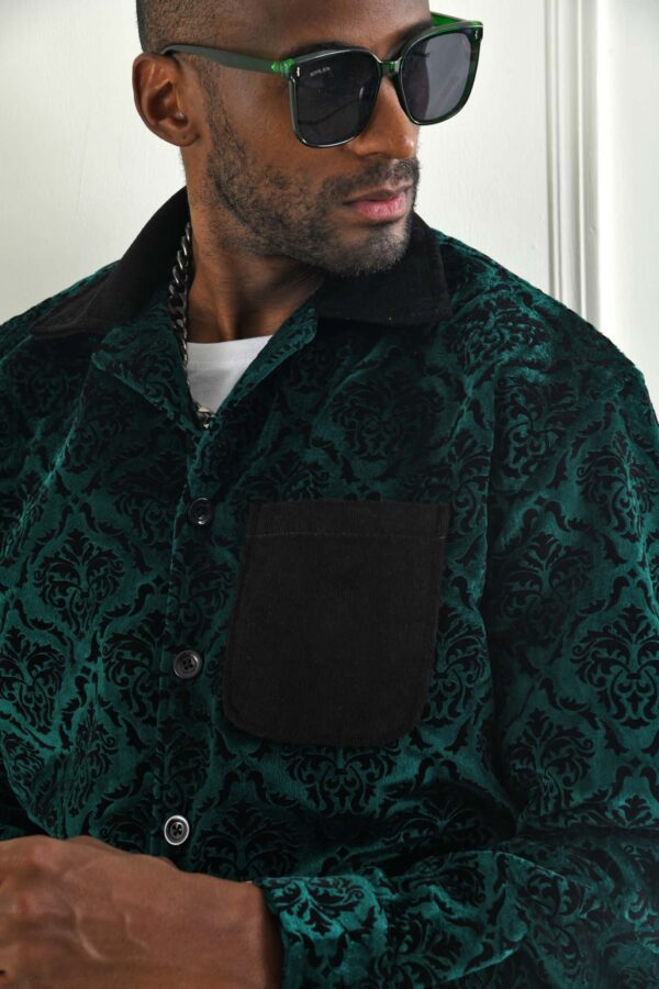 KO Jacquard Self Velvet Jacket