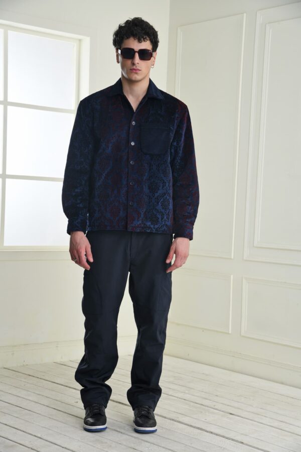 KO Jacquard Self Velvet Jacket