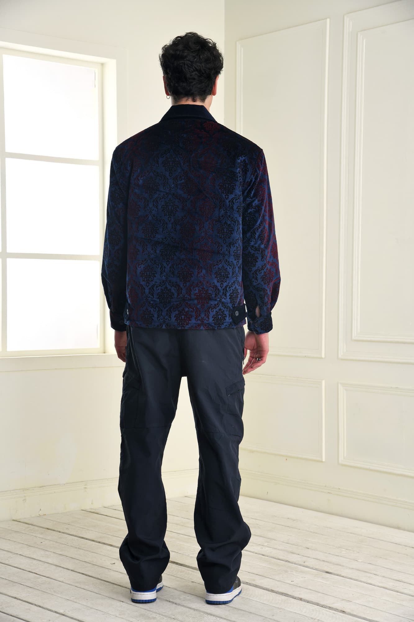 KO Jacquard Self Velvet Jacket