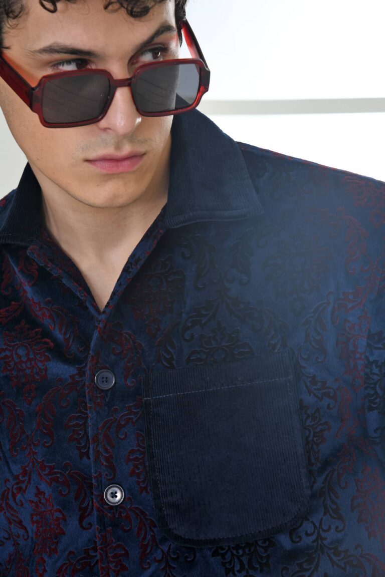 KO Jacquard Self Velvet Jacket