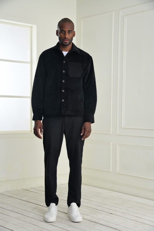 KO Jacquard Self Velvet Jacket