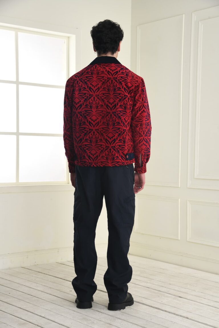 KO Jacquard Self Velvet Jacket